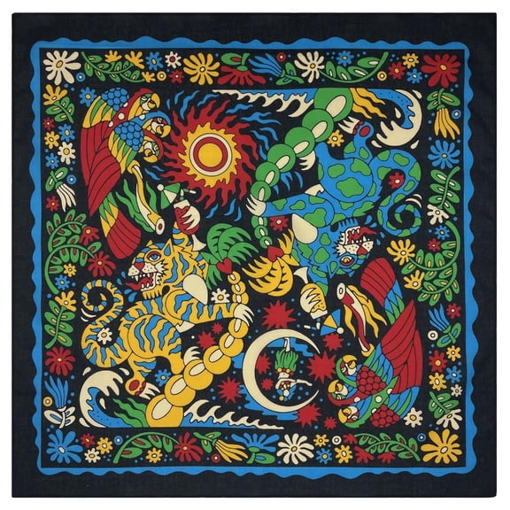 Giaone Multifunctional Scarves Fashion Square Scarf Unisex Versatiles Headscarf