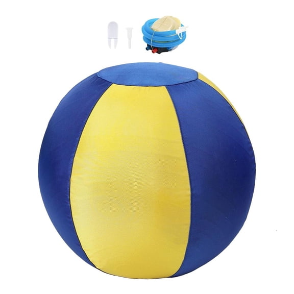 Giaone Multipurpose Inflatable Dog Toy Ball Zippers Quick Inflation Training Venting Fun Game Durability Materials