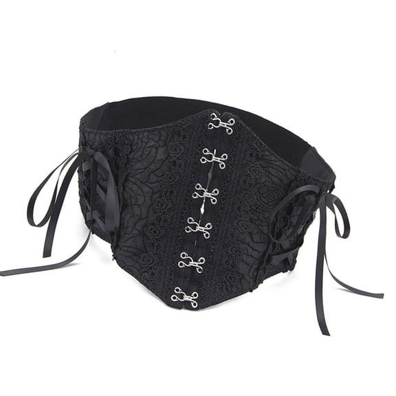 Giaone Multipurpose Lace Trimmed Waist Trainer Belt For Women Elastic Corset Design