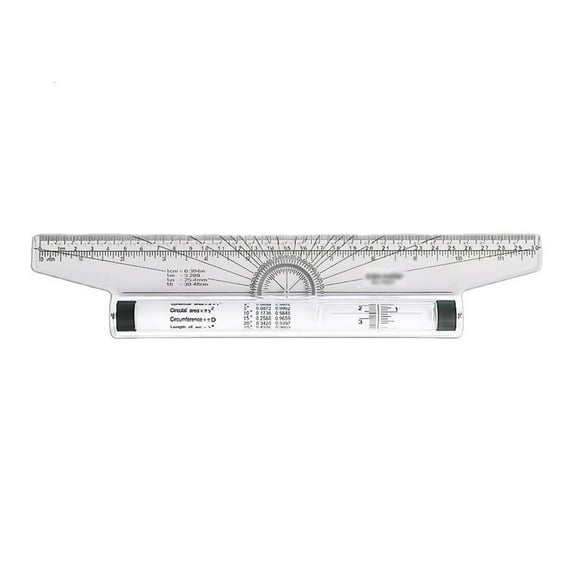 Giaone Multipurpose Rolling Parallel Ruler Plastic Drawing Ruler Measurement Tool