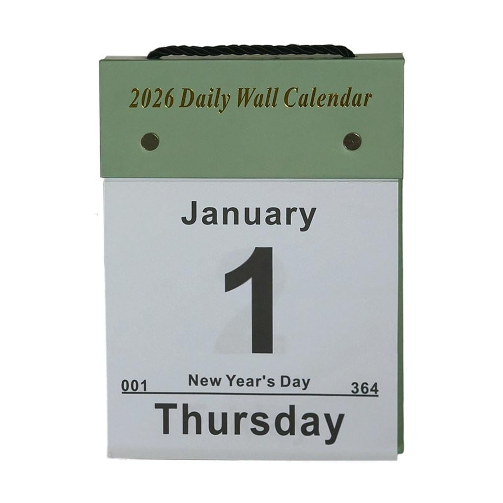 Giaone Office 2026 Tear Off Sheets Calendar Tear Away Calendar With Holiday Labels