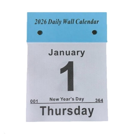 Giaone Office 2026 Tear Off Sheets Calendar Tear Away Calendar With Holiday Labels