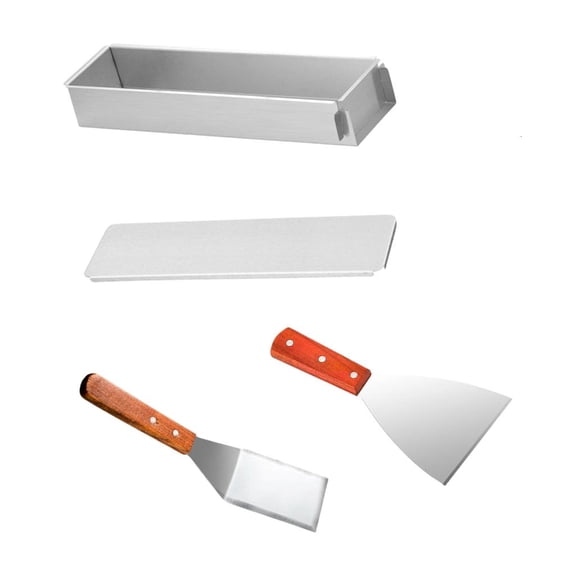 Giaone Pack of 3 Sturdy Construction Rectangular Tiramisu Molds Spatula Included