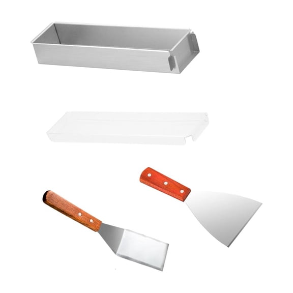Giaone Pack of 3 Sturdy Construction Rectangular Tiramisu Molds Spatula Included