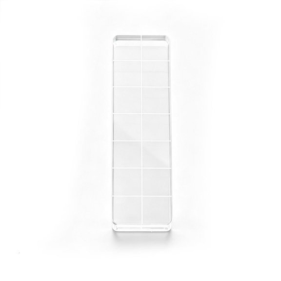 Giaone Paper Craft Stamping Positioning Block in Clear Acrylic with Guide Lines