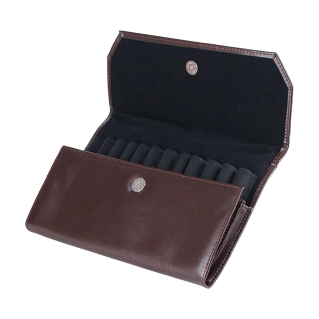 Giaone Pen Bag 12 Compartments Soft Lining Magnetic Closure Design for Fountain Pen