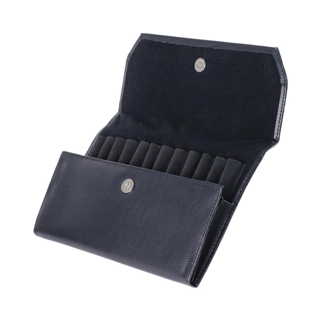 Giaone Pen Bag 12 Compartments Soft Lining Magnetic Closure Design for Fountain Pen