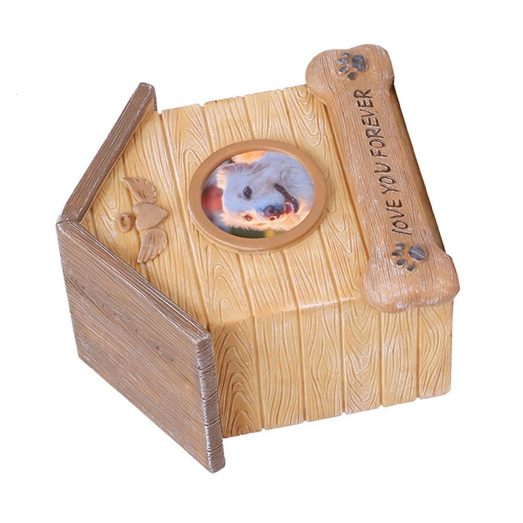 Giaone Pet Cremation Urn for Dogs Cats Ashes Resin Memorial Urn Keepsakes Ashes Box