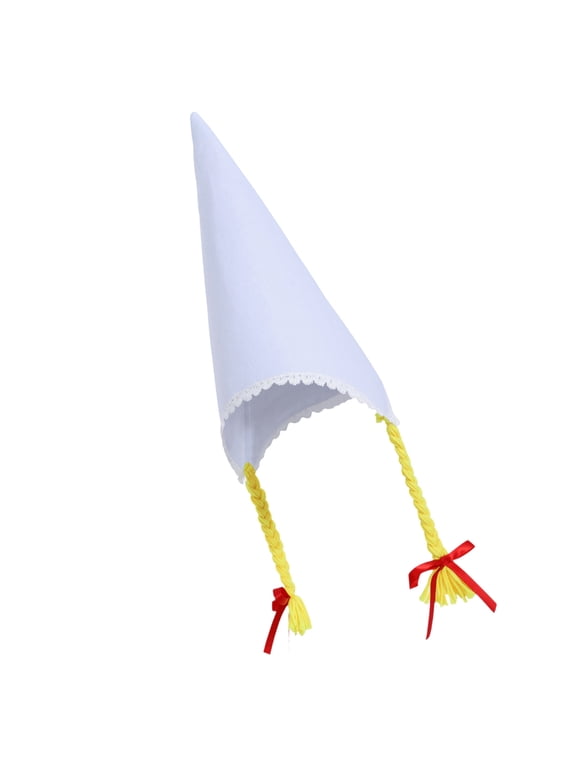 Pointed Party Hat for Adults, Polyester Festival Costume Accessory