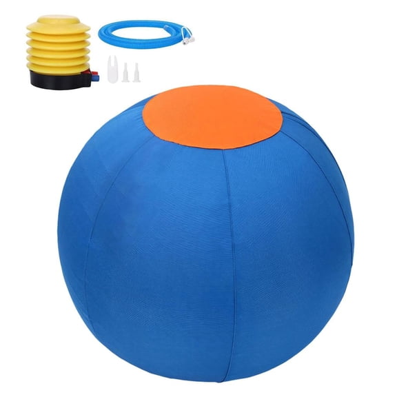 Giaone Portable Inflatable Zippers Dogs Toy Large Ball for Easy Carry and Compacts Storage for Energies Release Training