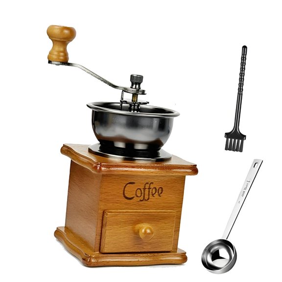 Giaone User Friendly Wooden Coffee Grinders For Freshness Ground Bean