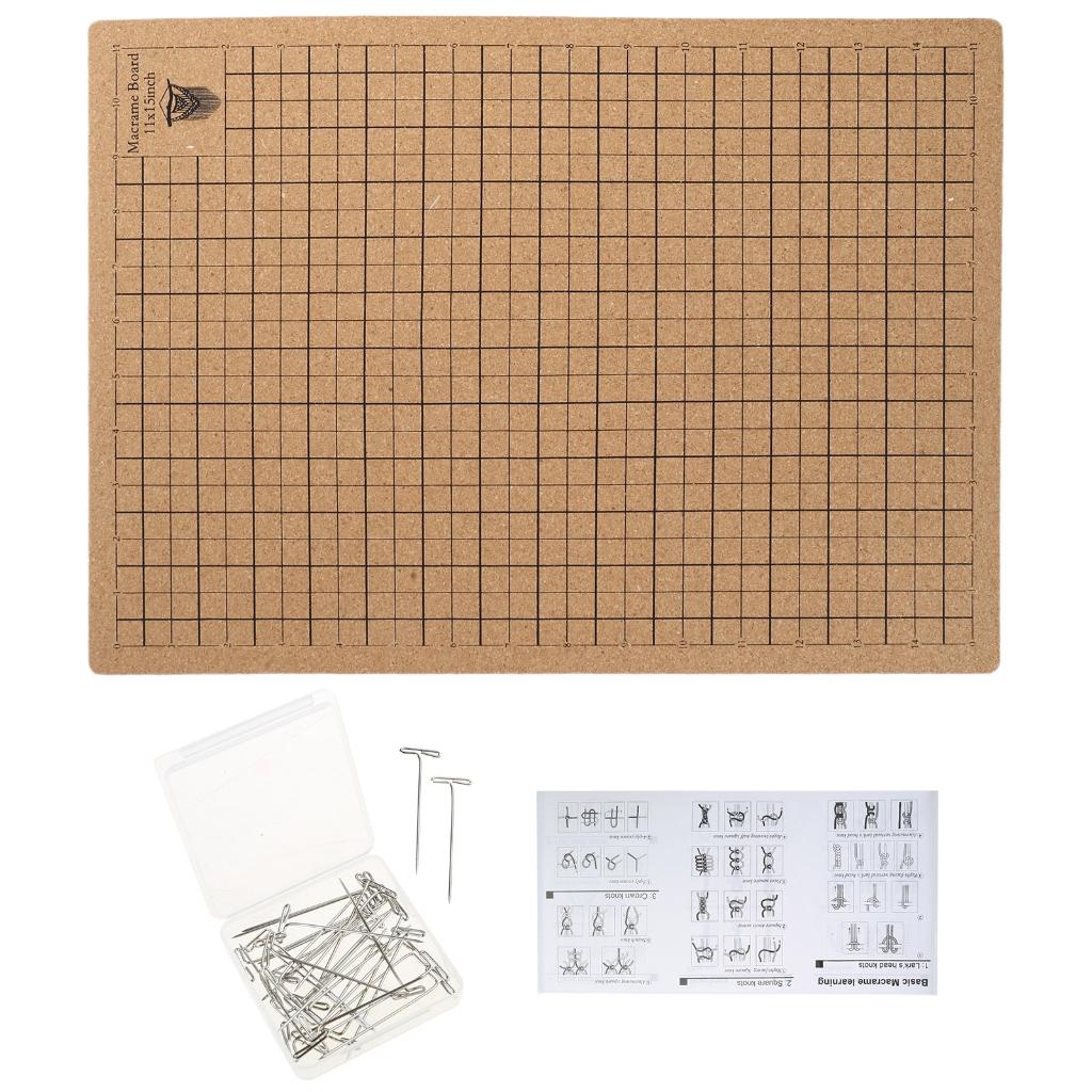 Giaone Compact Pin Board Bundle Reusable Mat Handy Braid Plate for ...