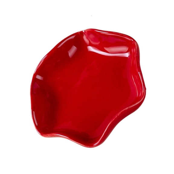 Giaone Practical Spoon Rest Holder For Kichen Thick Ceramic With Elegant Flower Embossing And Stable Base