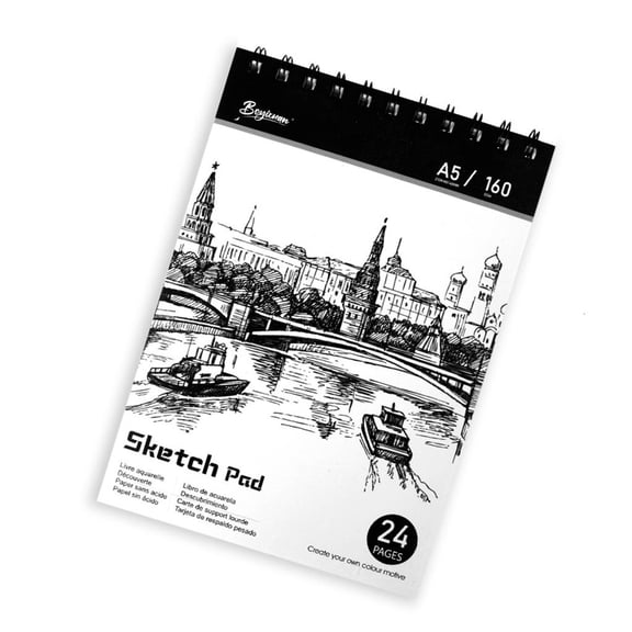 Giaone Professional Sketchbook With 24 Pages Artists Drawing Notebook For Sketching