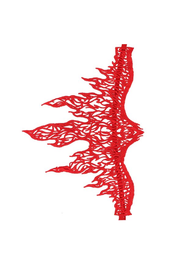 Punk Lace Flame Shape Hair Hoop Hairband Party Headwear