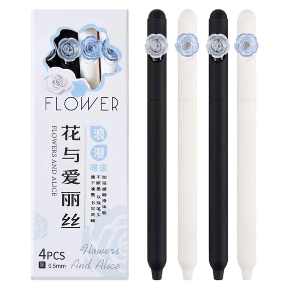 Giaone Quick Drying Twist Action Gel Pen 0.5MM Comfortable Grip Smooth to Write
