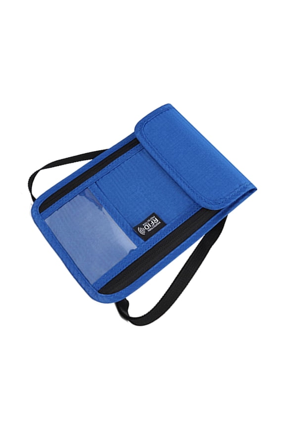 RFIDS Blocking Stash Neck Wallet,Lightweight Travel Pouch + Passport Holder