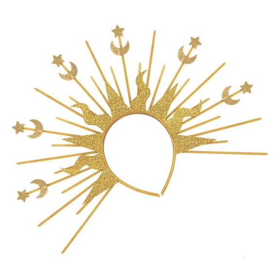Giaone Radiances Crown Headpiece SunGoddess Headband Party Props Dressingup