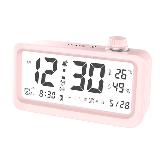 Giaone Rechargeable Alarm Clock With 3 Alerts For Elderly Medication Reminders Display