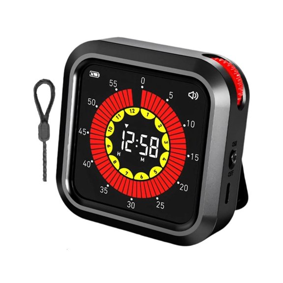 Giaone Rechargeable Digital Timer with Visual Countdown for Kitchen Classroom