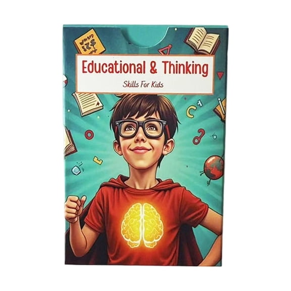 Giaone Recyclable Educational Flashcards for Critical Thinking Practice Not Toxic Plan