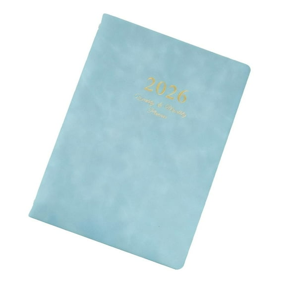 Giaone Refillable 2026 Daily Weekly Academic Planner with 6 Rings Binder Cover