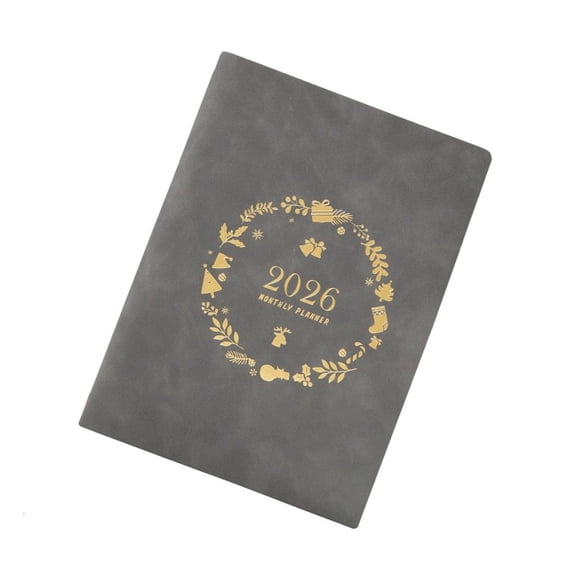 Giaone Refillable 2026 Daily Weekly Academic Planner with 6 Rings Binder Cover