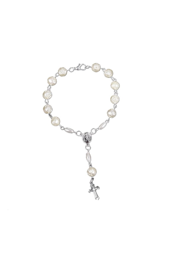 Rosary Beads Catholic for Women Rosary Bracelet for Cross Religious Bracelets Catholic Gifts