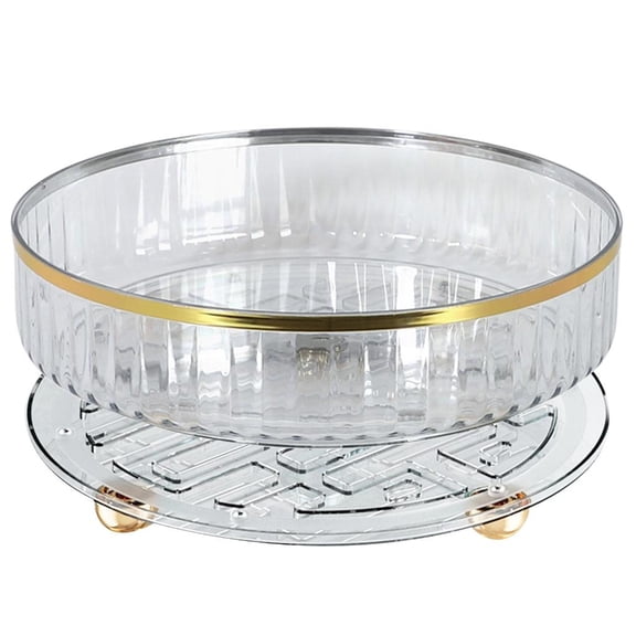 Giaone Rotating Kitchen Organizer for Spice Storage Turntable Storage Bin Kitchen