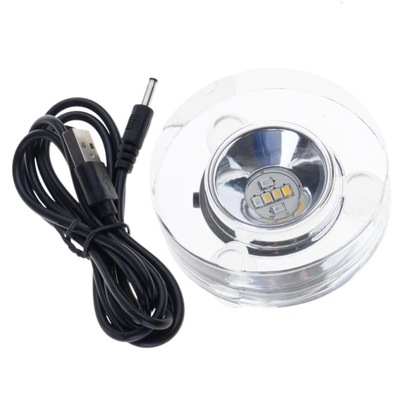 Giaone Rotating Lighted Stand With Glows USB Operations for Home Decoration Items