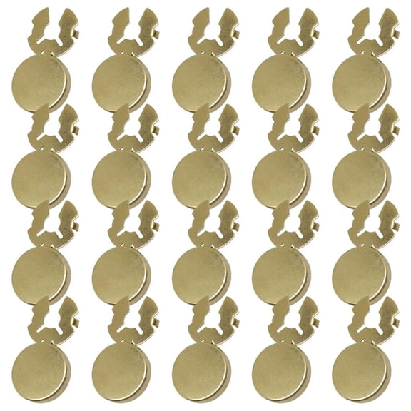 Giaone Round Button Covers Decorative Buttons Covers Pins Detachable Shirt Button Clips for Sewing Diys Embellishments