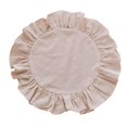 thumbnail image 1 of Giaone Ruffled Placemat Round Designs Daily Use, 1 of 20