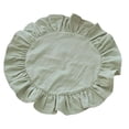 thumbnail image 1 of Giaone Ruffled Placemat Round Designs Daily Use, 1 of 20
