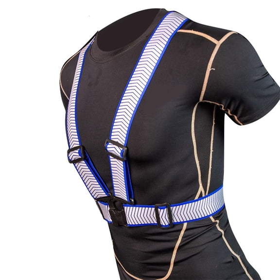 Giaone Running Vest Reflective Safety Harness for Low Light Activities Easy Wear