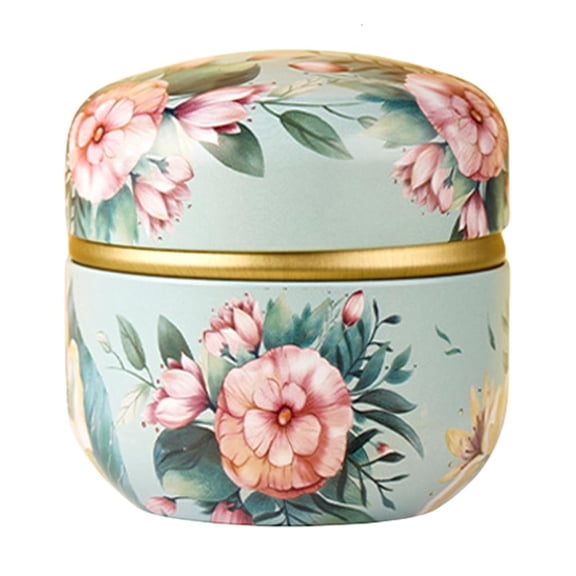 Giaone Sealed Metal Teas Storage Tin For Loose Leaf Teas Kitchen Organization Tool