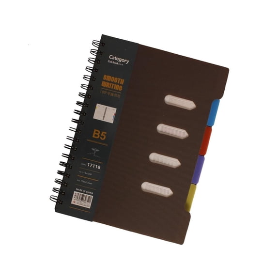 Giaone Sectioned Twist Notepad B5 Size Ponderous Paper For Professional Use