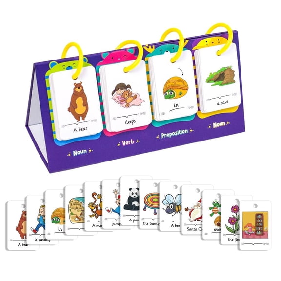 Giaone Sentence Building Flip Charts 80 Vocabulary Building Flashcards For Toddler
