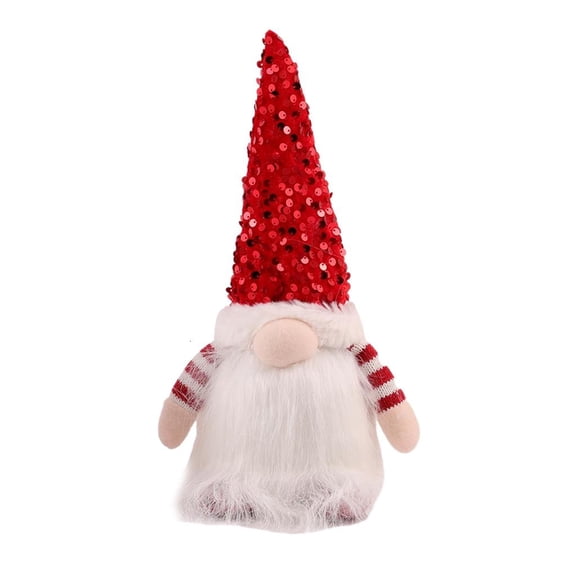 Giaone Sequins Christmas Gnomes with LED Light Scandinavian Tomtes Farmhouse Kitchen