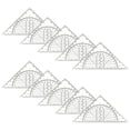 thumbnail image 1 of Giaone Set Square Built-in 180 Degrees Protractor Math Drafting Ruler for Drafting, 1 of 9