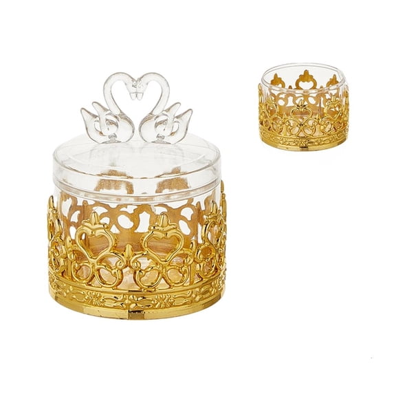 Giaone Set of 12 Plastic Sugar Container Case Candy Chest for Weddings and Birthdays