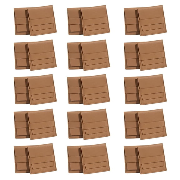 Giaone Set of 30 Handmade Envelope Pouches PU Jewelry Bags PU Material