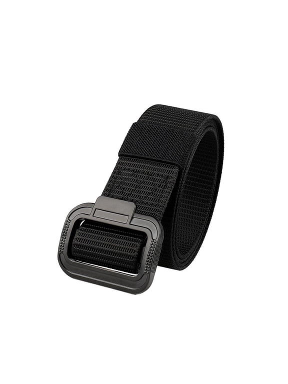 Simple Men's Belt Nylon Sport Belt with Quick Release Buckles For Fitness Gym