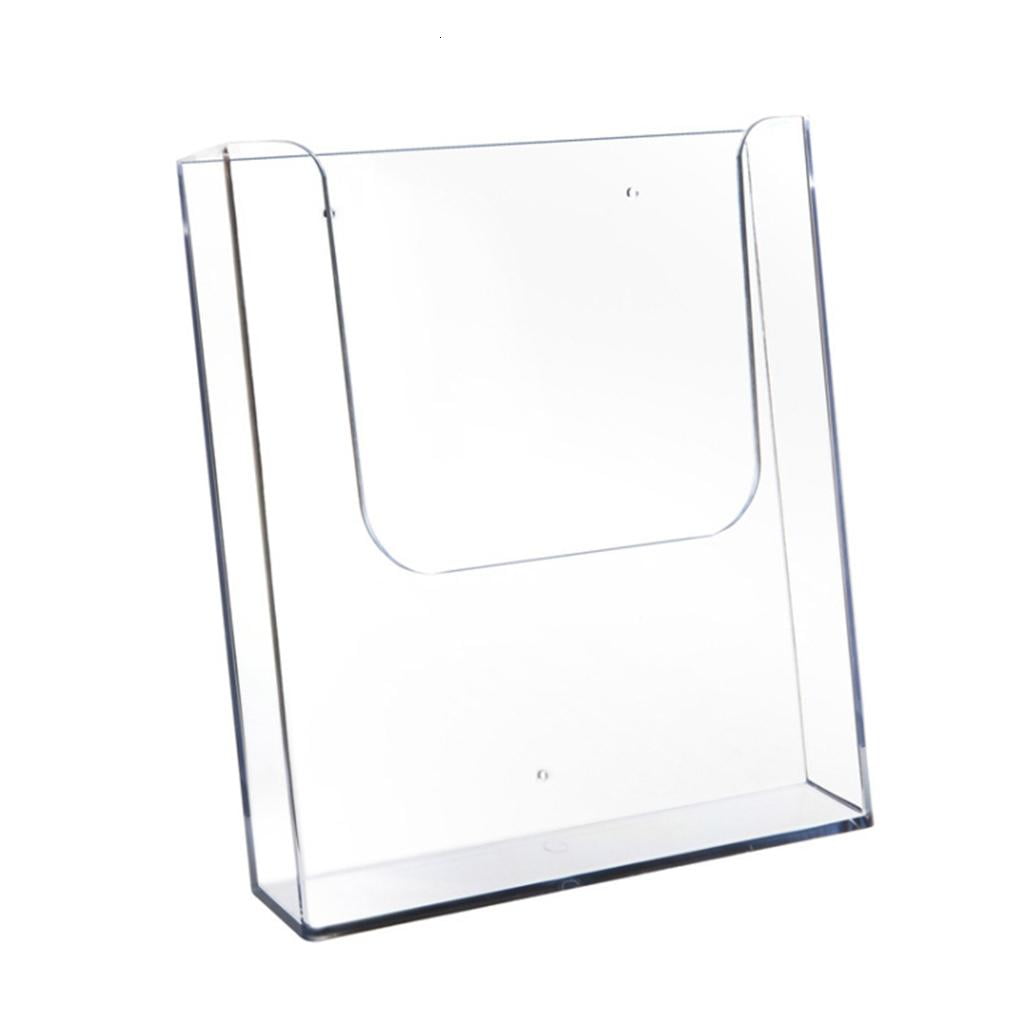 Portfolio File Display Rack Giaone Space Saving Wall File Display Rack Clear Acrylic Wall Mounted ...