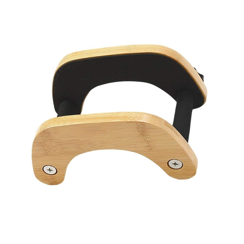Giaone Space Saving Wooden Floor Guitar Stand With Nonslip Design Easy Assembly Acoustic Instrument Storage Rack