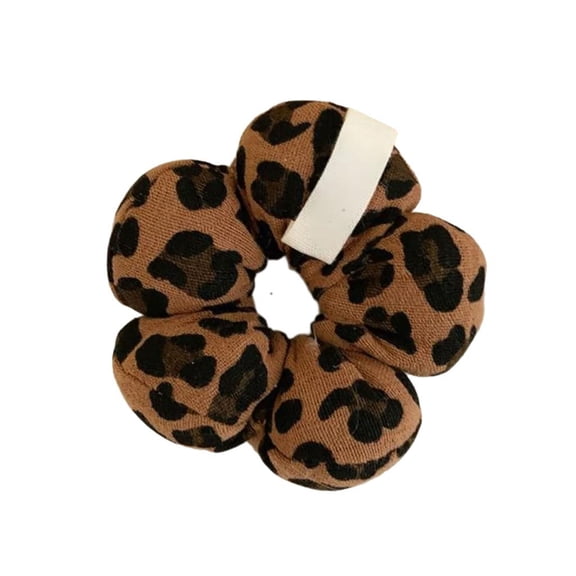 Giaone Sponge Floral Hair Band For Girls Elastic Corduroy Hair Tie Accessory