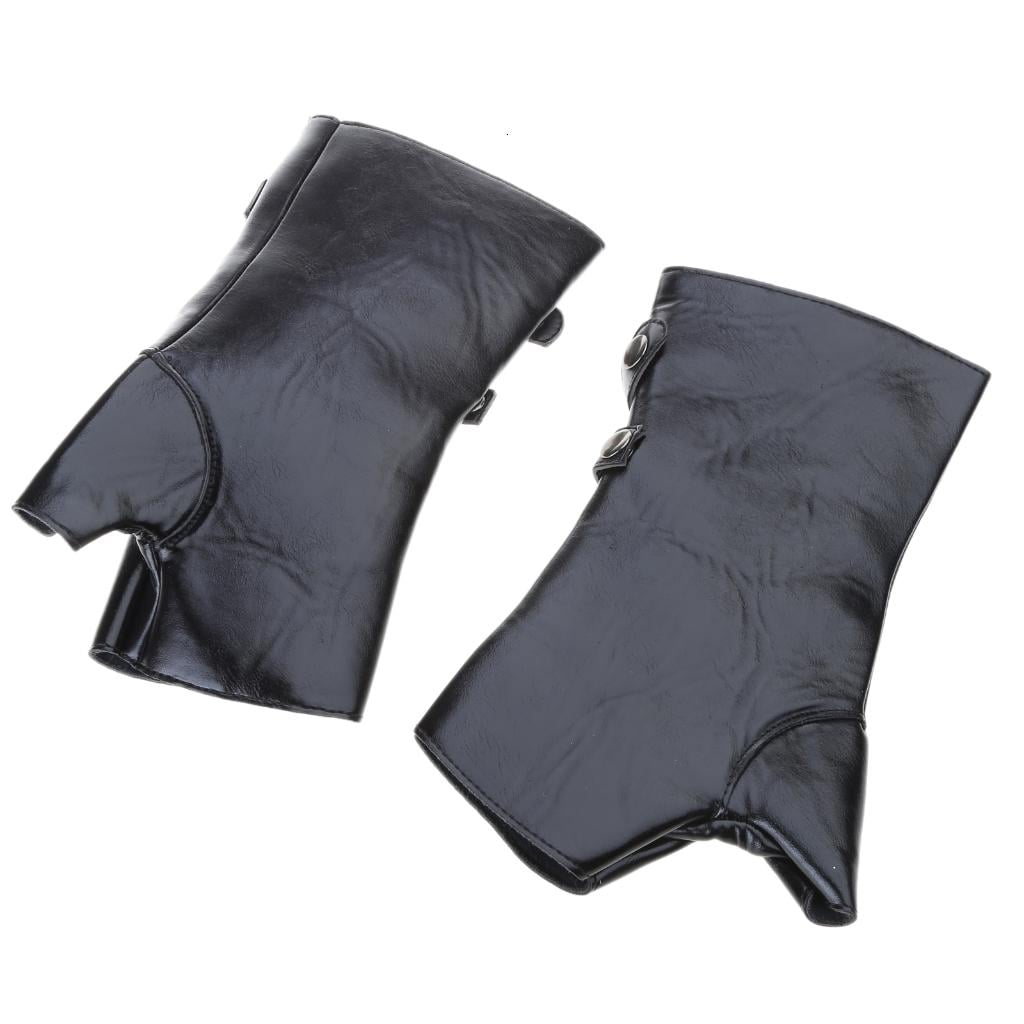 Giaone Steampunk Fingerless Gloves Custume Medieval Vintage Boxing Gloves
