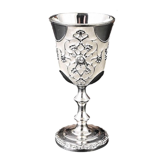 Giaone Studded Metal Goblet Cups Sparkling Design For Wine Tasting And Sophisticated Table Setting Wine Glass Cups