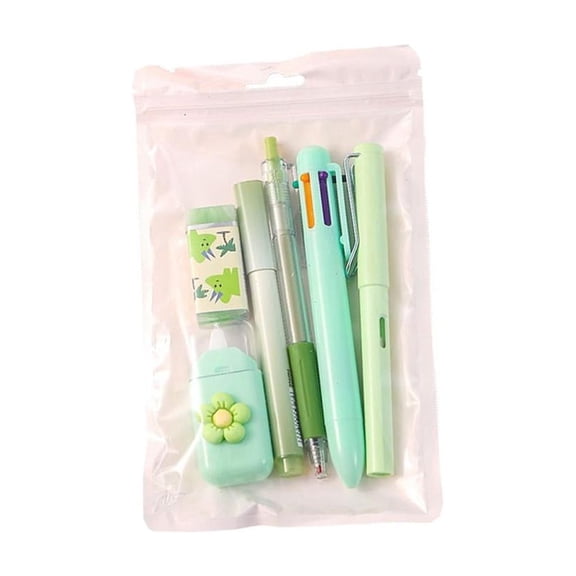 Giaone Student Stationeries Set with Multicolored Pen Eraser Pencil Marker Gel Pen
