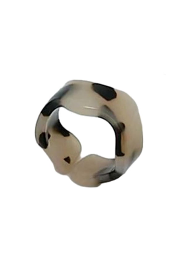 Stylish Leopard Print Ring Fashionable Opening Ring Fashion Finger Ring