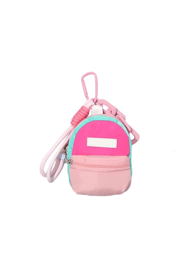 Stylish Miniature Backpack Keychain With Storage Keyrings Charm For Essential